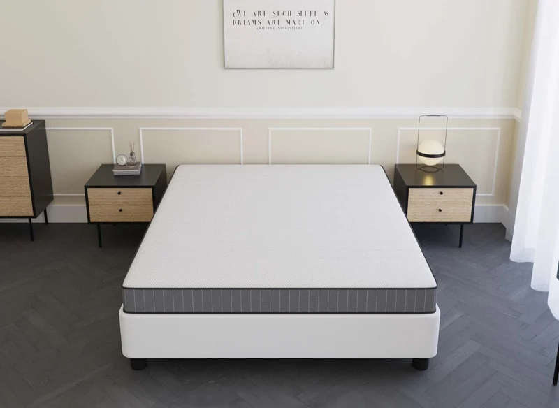 Matelas mousse ferme 140 x 190 cm épaisseur 15 cm WOLK