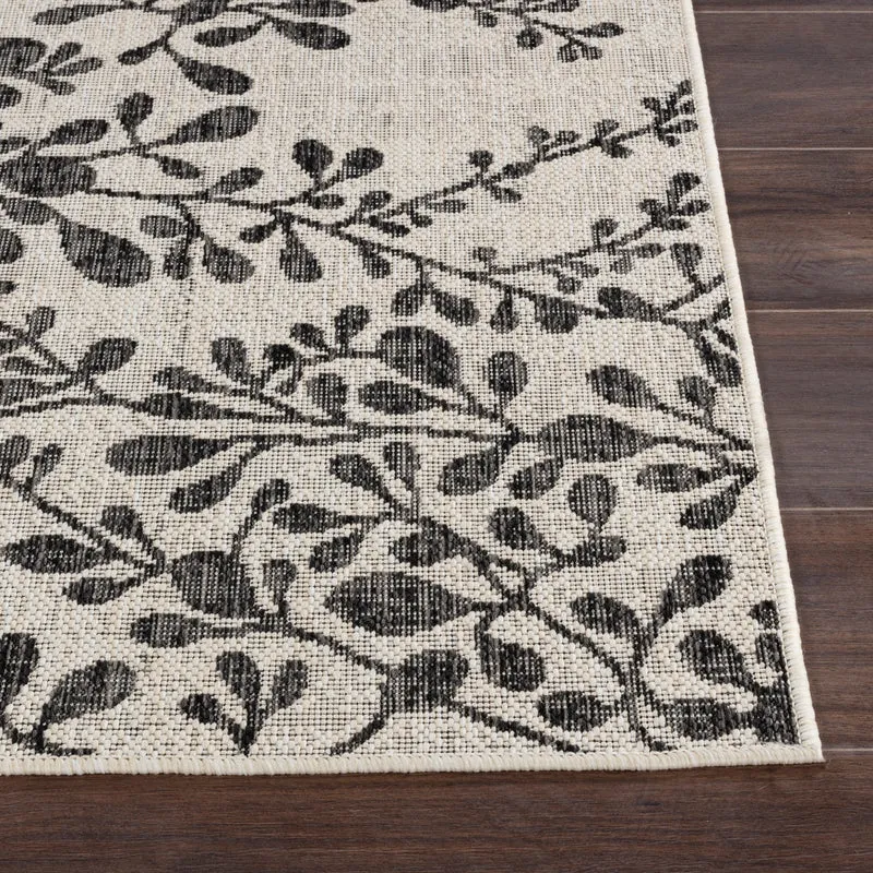 HASSELT Tapis d'Extérieur/Intérieur Ivoire/Gris 160x213