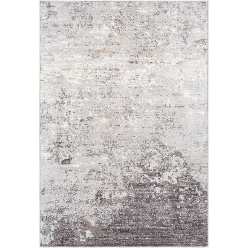 Tapis Abstrait Moderne Gris/Blanc Bangkok