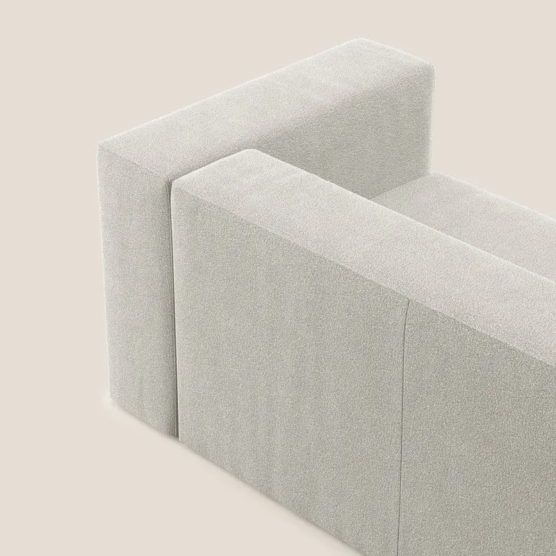 Nettuno module d'angle/latéral maxi en bouclette douce T07 blanc