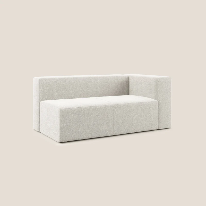 Nettuno module d'angle/latéral maxi en bouclette douce T07 blanc