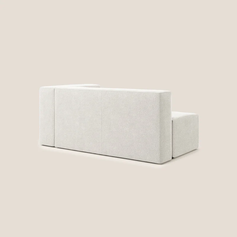 Nettuno module d'angle/latéral maxi en bouclette douce T07 blanc