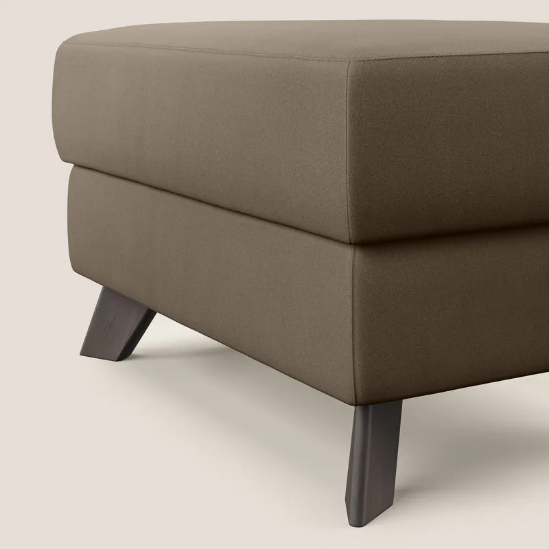 Moon Pouf coffre aux pieds hauts en microfibre imperméable T11 marron