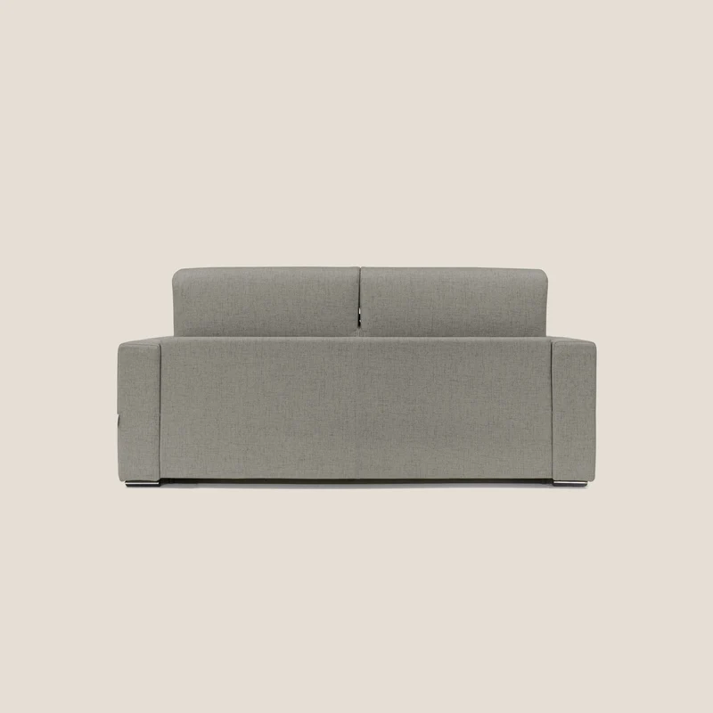 Nixon Canapé convertible avec matelas 20cm en tissu imperméable T03 taupe