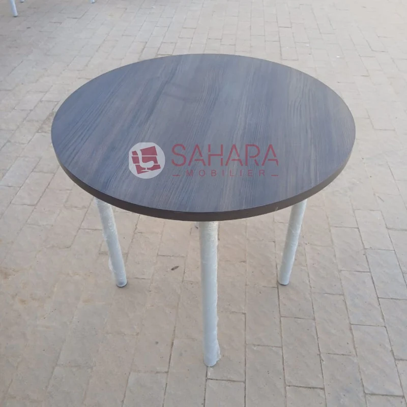 Table ronde piètement Métal Réf B3161