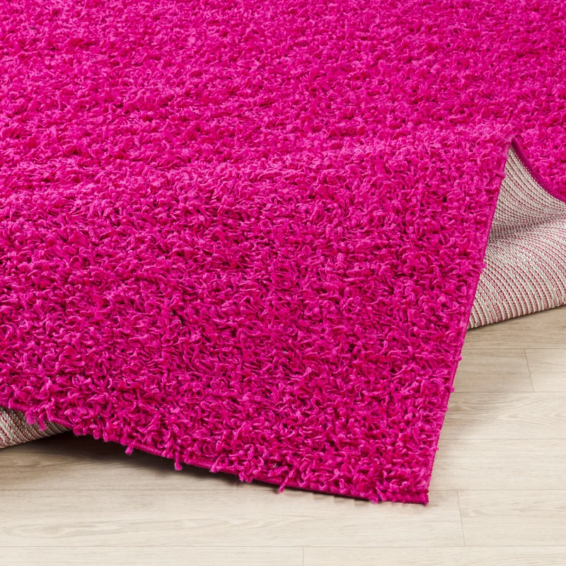 Tapis Shaggy Moderne Fuschia Boracay
