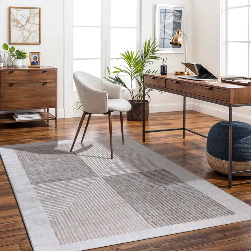 Tapis Scandinave Bohème Gris/Beige Charlestown