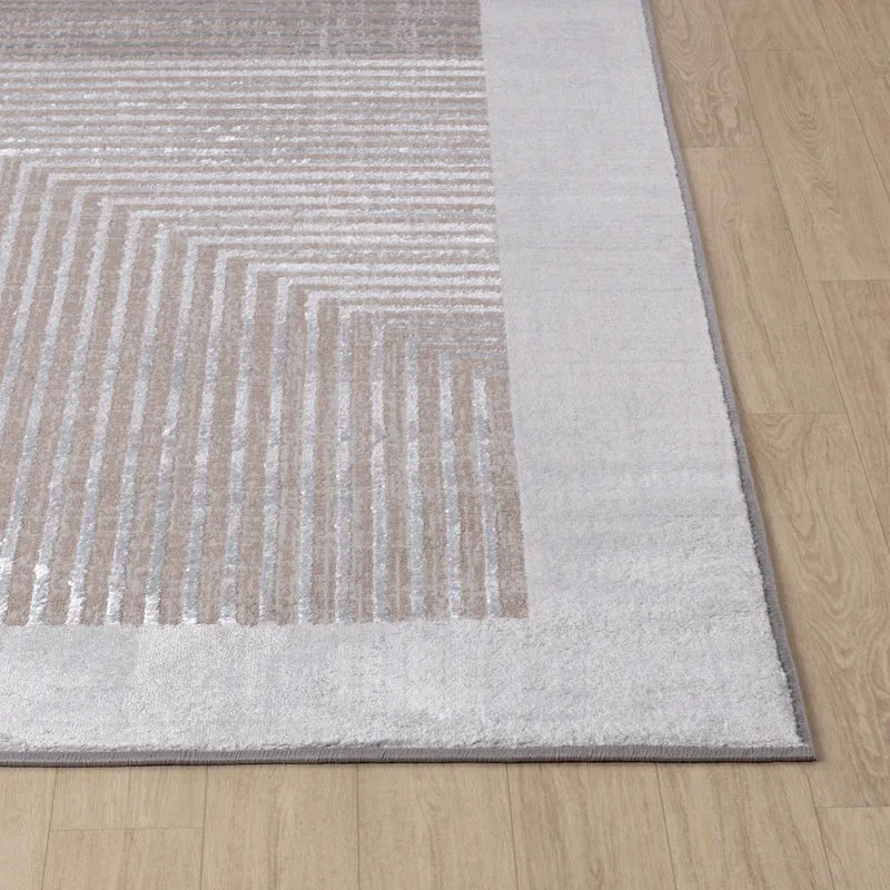 Tapis Scandinave Bohème Gris/Beige Charlestown