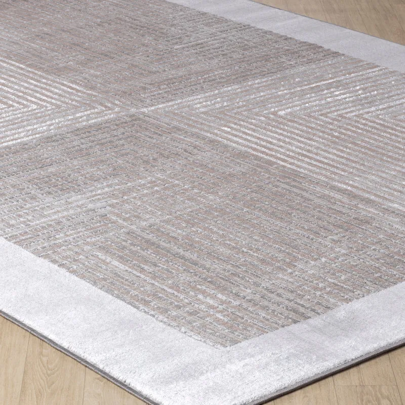 Tapis Scandinave Bohème Gris/Beige Charlestown