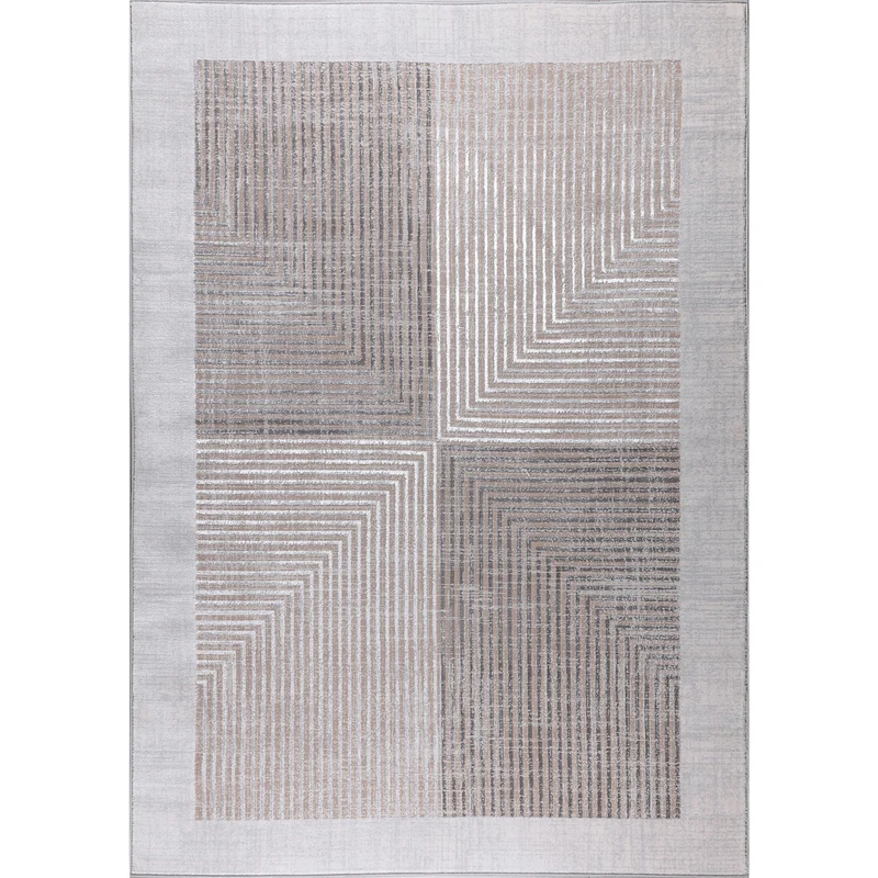 Tapis Scandinave Bohème Gris/Beige Charlestown