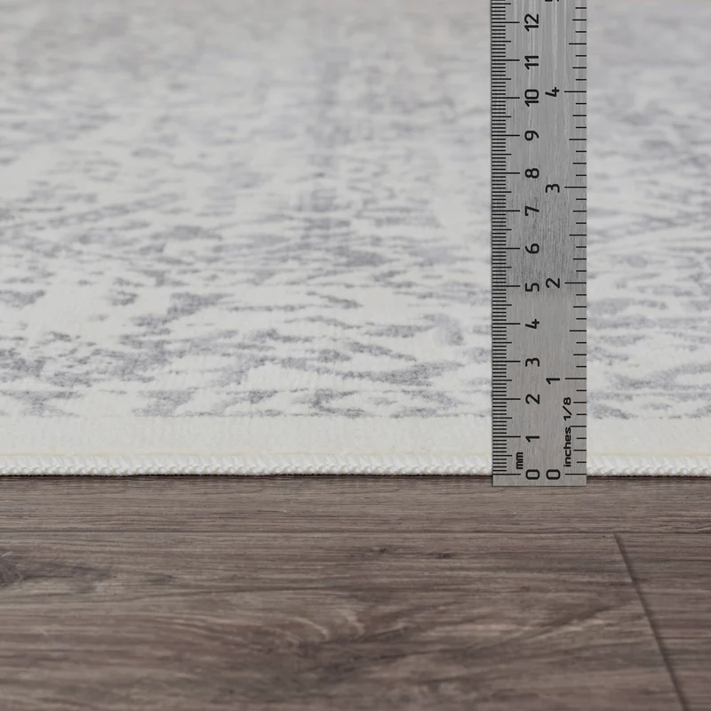 Tapis Vintage Oriental Blanc/Gris Ejura