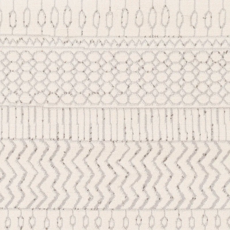 Tapis Scandinave Bohème Blanc/Gris Hama