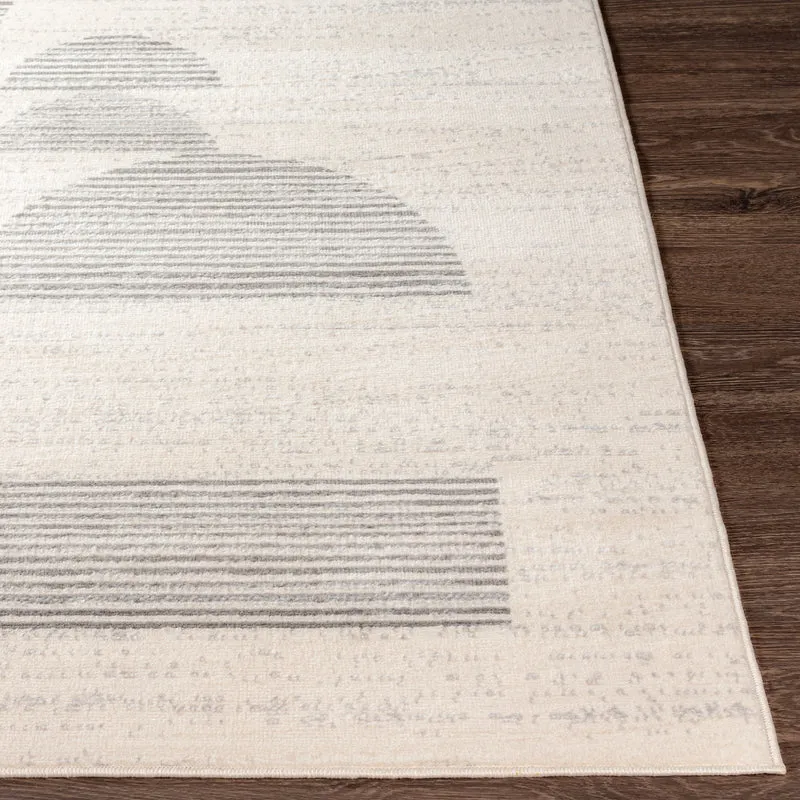Tapis Scandinave Moderne Blanc/Gris Jimo