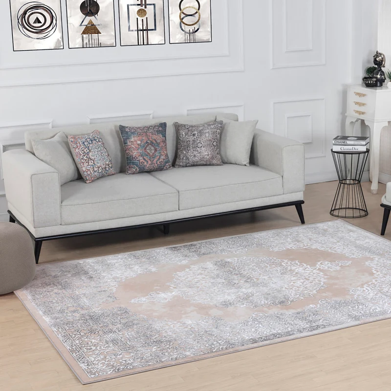 Tapis Vintage Oriental Beige/Gris Lockport