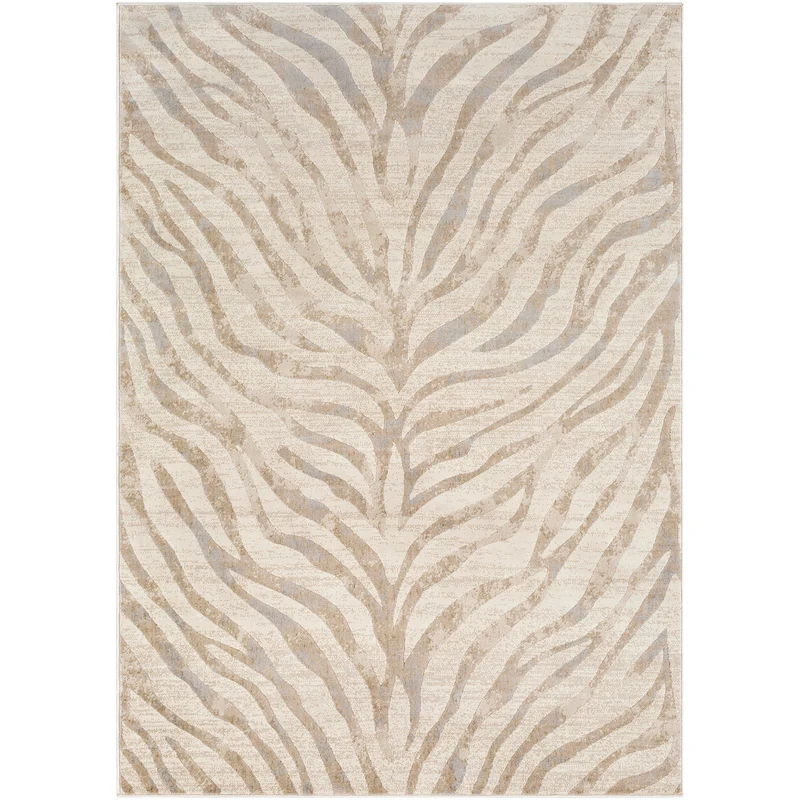 Tapis Zébré Bohème Gris/Beige Luanda