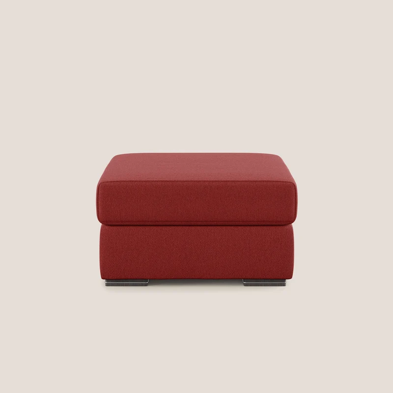 Sun pouf coffre en tissu détachable T05 rouge