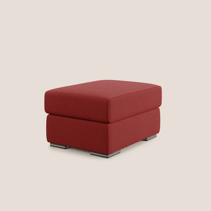 Sun pouf coffre en tissu détachable T05 rouge