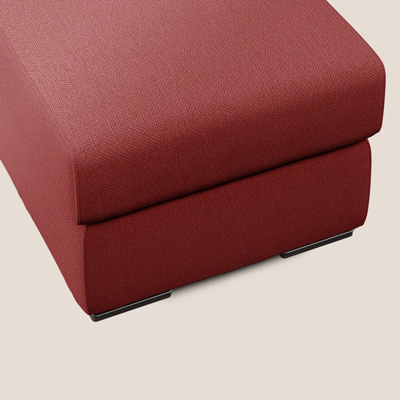 Sun pouf coffre en tissu détachable T05 rouge