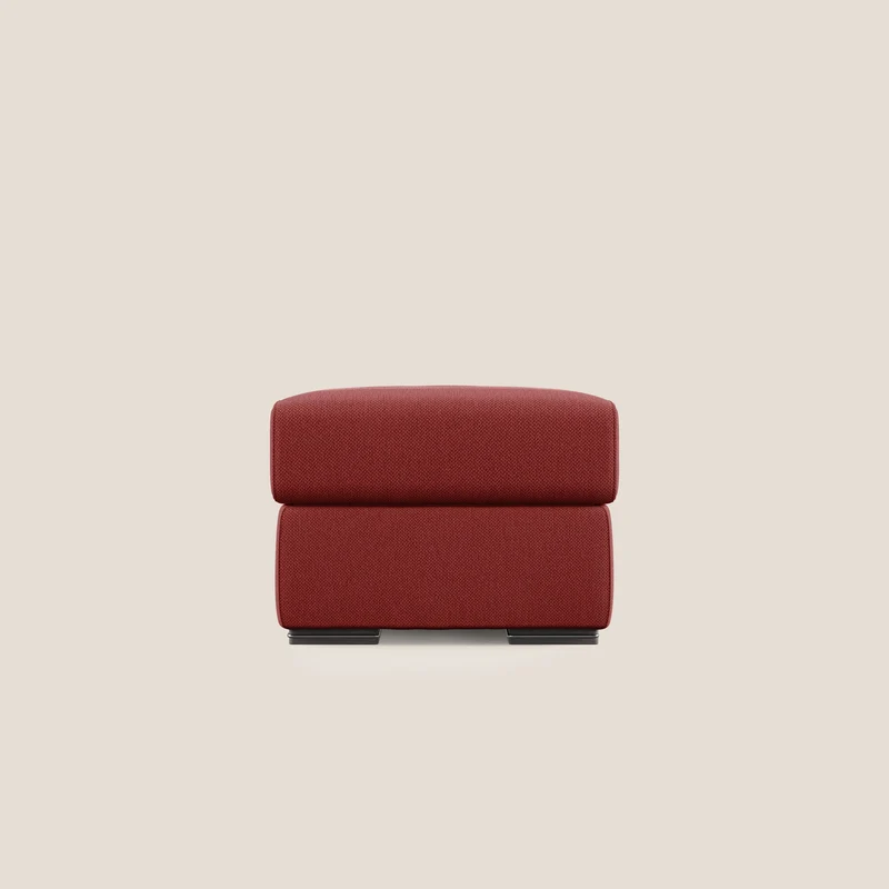Sun pouf coffre en tissu détachable T05 rouge