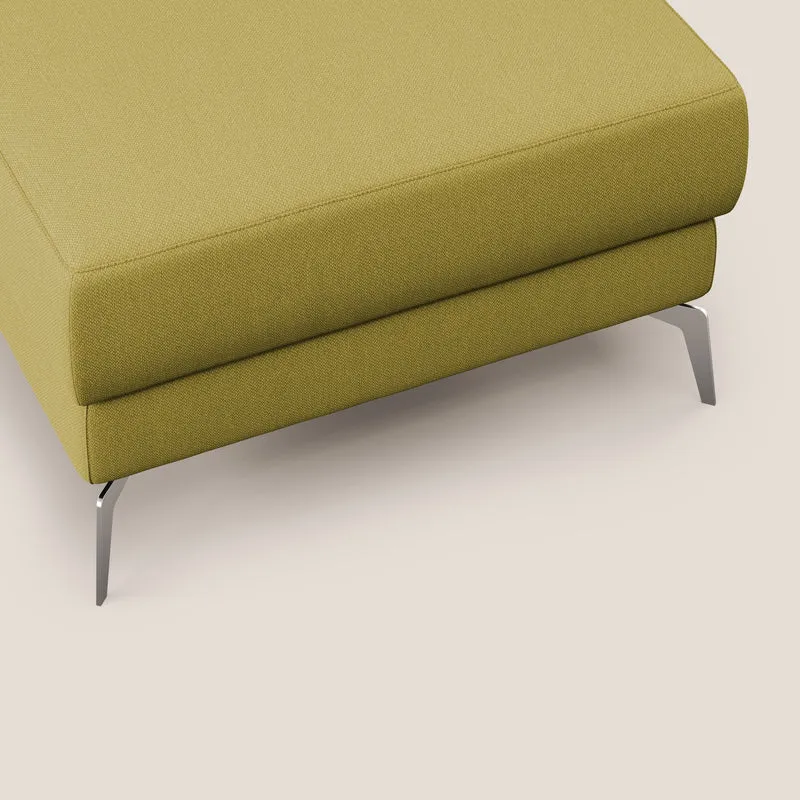 Star Pouf avec pieds hauts en tissu détachable T05 jaune