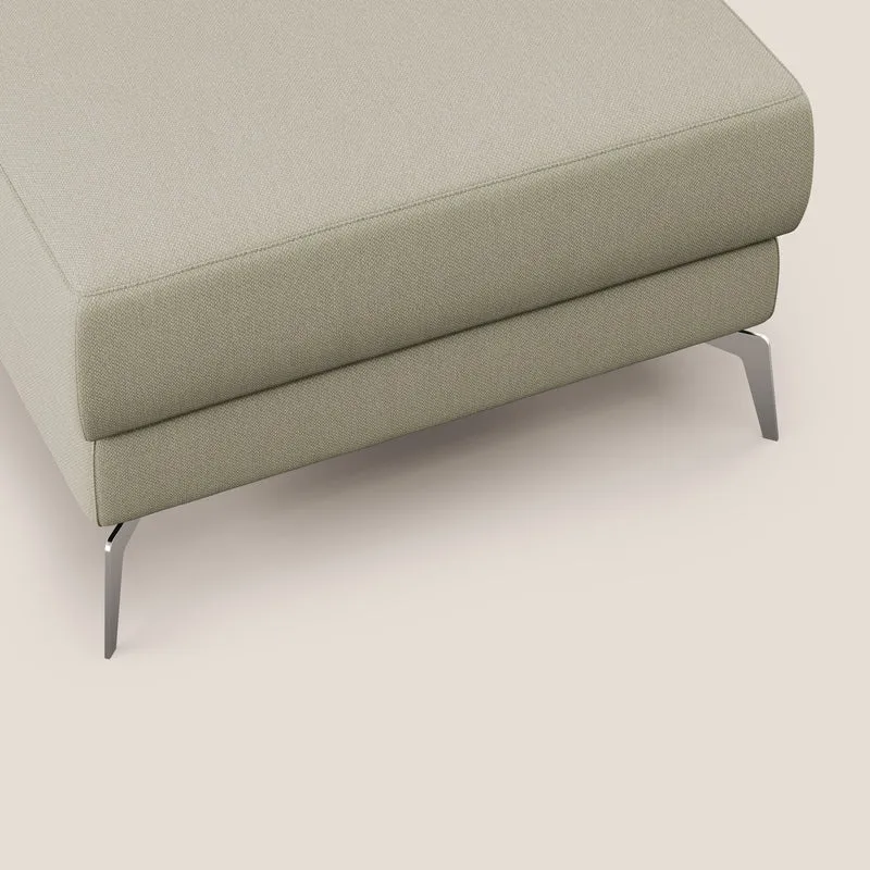 Star Pouf avec pieds hauts en tissu détachable T05 crème