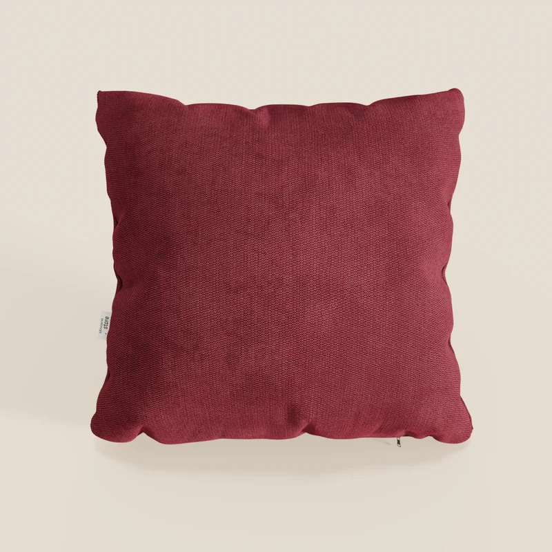 Miami coussin disponible en différentes couleurs en tissu doux et imperméable T14 rouge