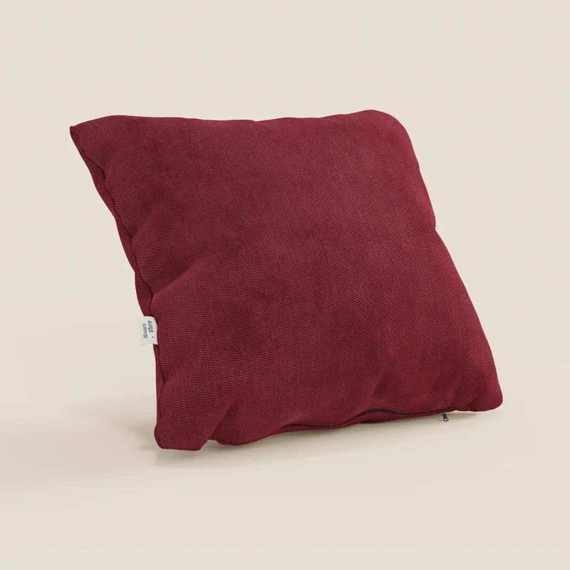 Miami coussin disponible en différentes couleurs en tissu doux et imperméable T14 rouge