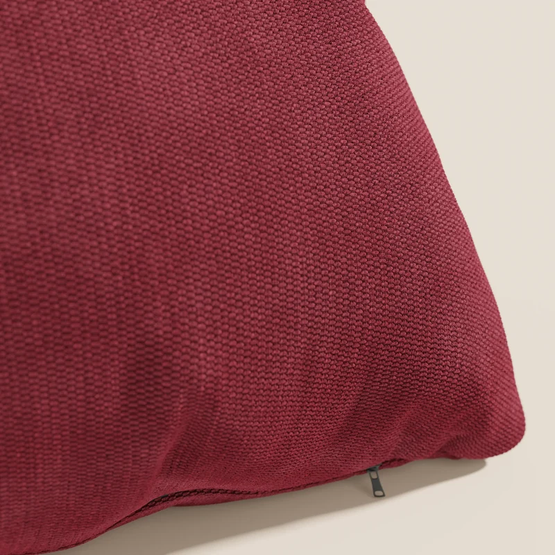 Miami coussin disponible en différentes couleurs en tissu doux et imperméable T14 rouge