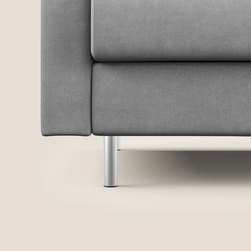 Megan canapé convertible en microfibre détachable T11 gris