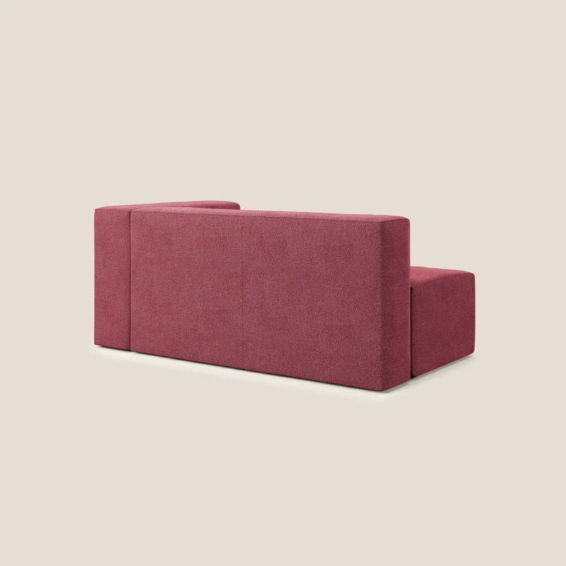 Nettuno module d'angle/latéral maxi en bouclette douce T07 rouge