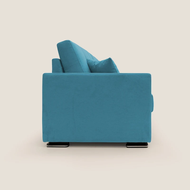 Giove canapé en tissu doux imperméable T02 bleu ciel