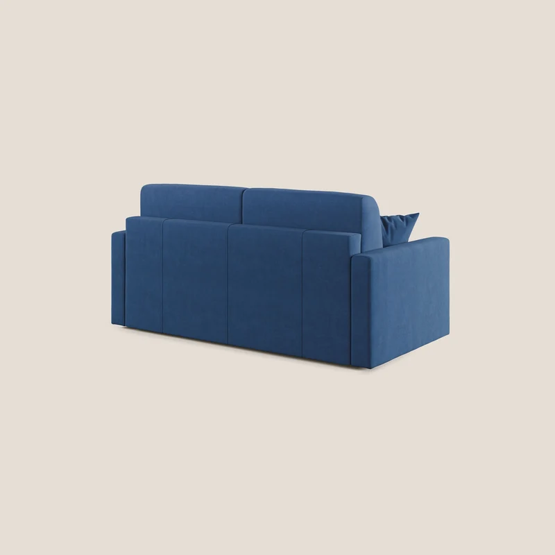 Chris canapé convertible en microfibre détachable T11 bleu