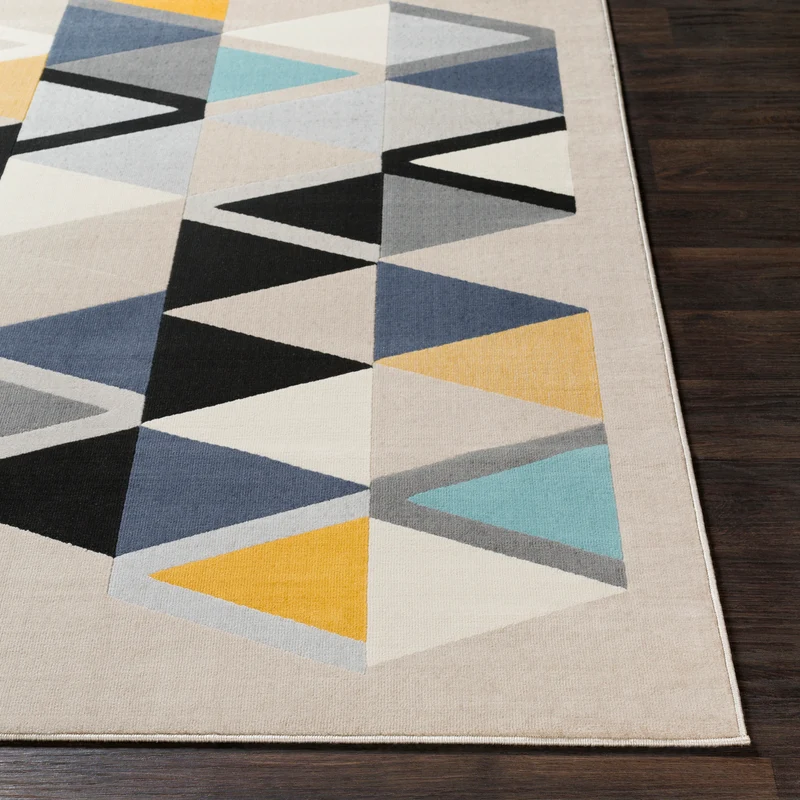 Tapis de Couloir Scandinave Moderne Multicolore/Gris Milano