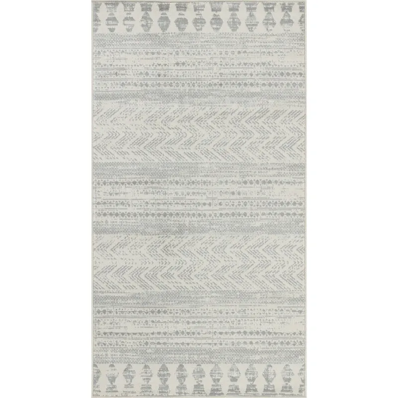 Tapis Scandinave Bohème Gris Mykonos