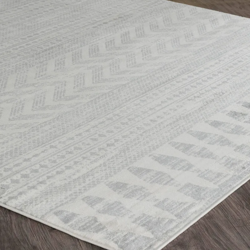 Tapis Scandinave Bohème Gris Mykonos