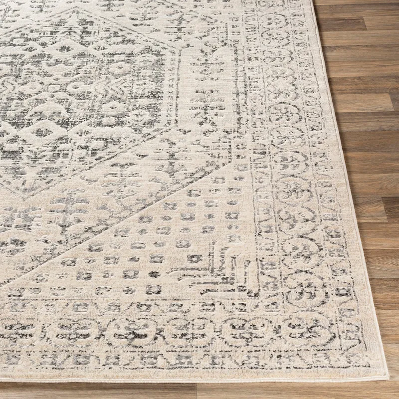 Tapis de Couloir Vintage Oriental Beige/Gris Nephi