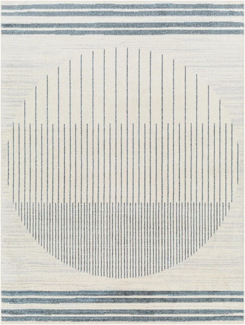Tapis Scandinave Lavable en Machine Bleu Santiago