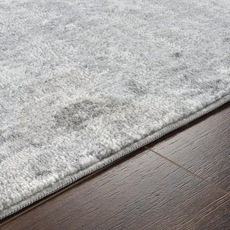 Tapis de Couloir Abstrait Utrecht Moderne Blanc/Gris