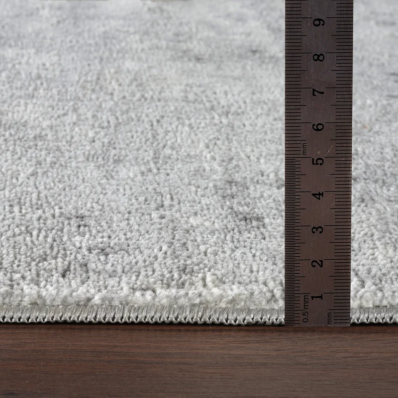 Tapis de Couloir Abstrait Utrecht Moderne Blanc/Gris