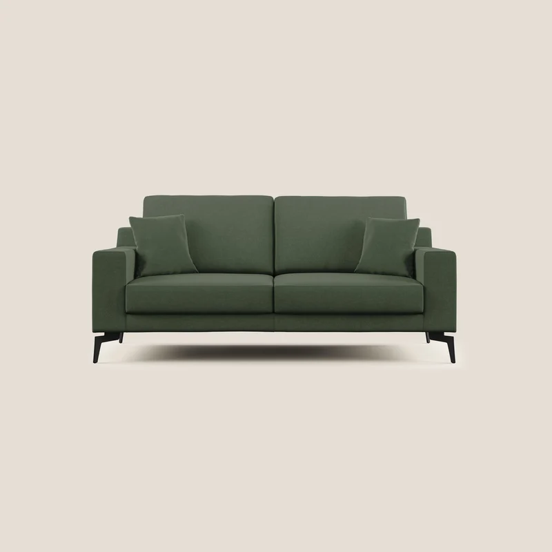 Prestige canapé moderne en microfibre détachable T11 vert