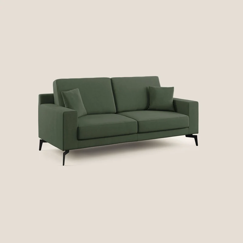 Prestige canapé moderne en microfibre détachable T11 vert