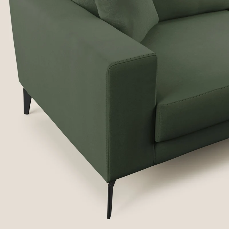 Prestige canapé moderne en microfibre détachable T11 vert
