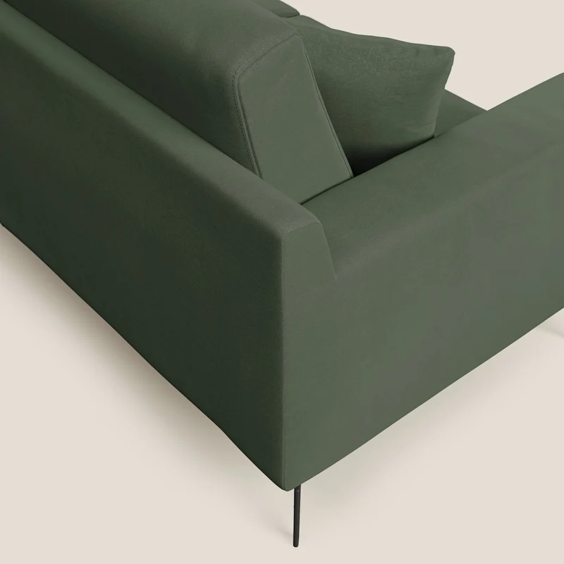 Prestige canapé moderne en microfibre détachable T11 vert