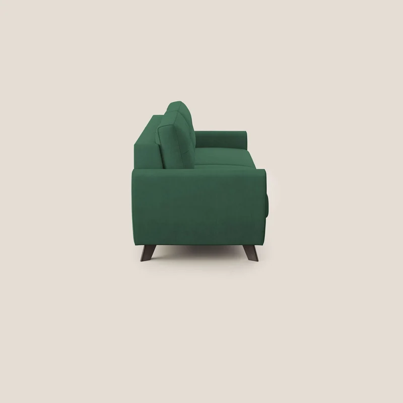 Callisto Canapé lit convertible en tissu doux imperméable T02 vert