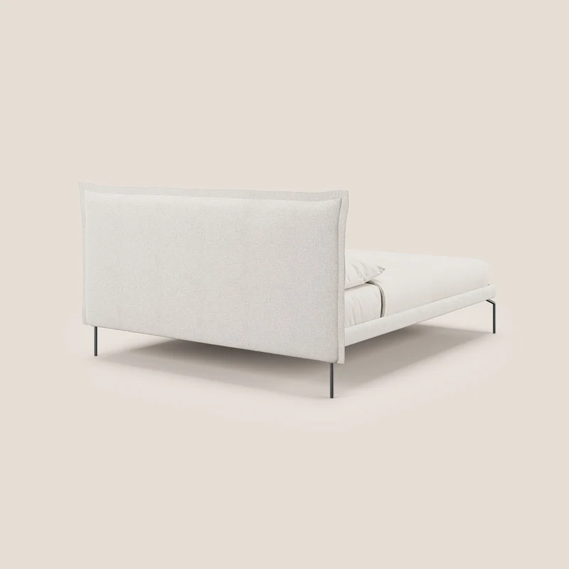 Eric lit rembourré au design minimaliste en tissu imperméable T14 crème