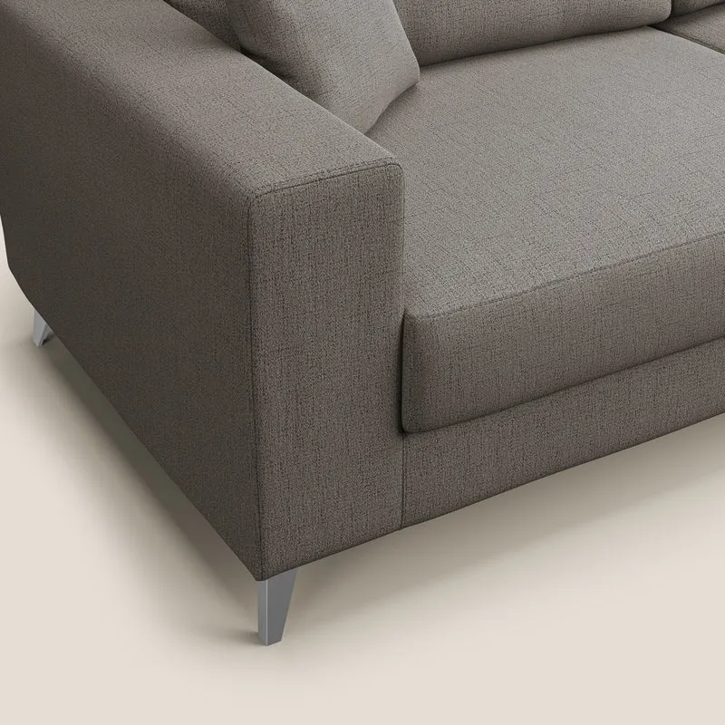 Michael Canapé en tissu imperméable antitache T03 taupe