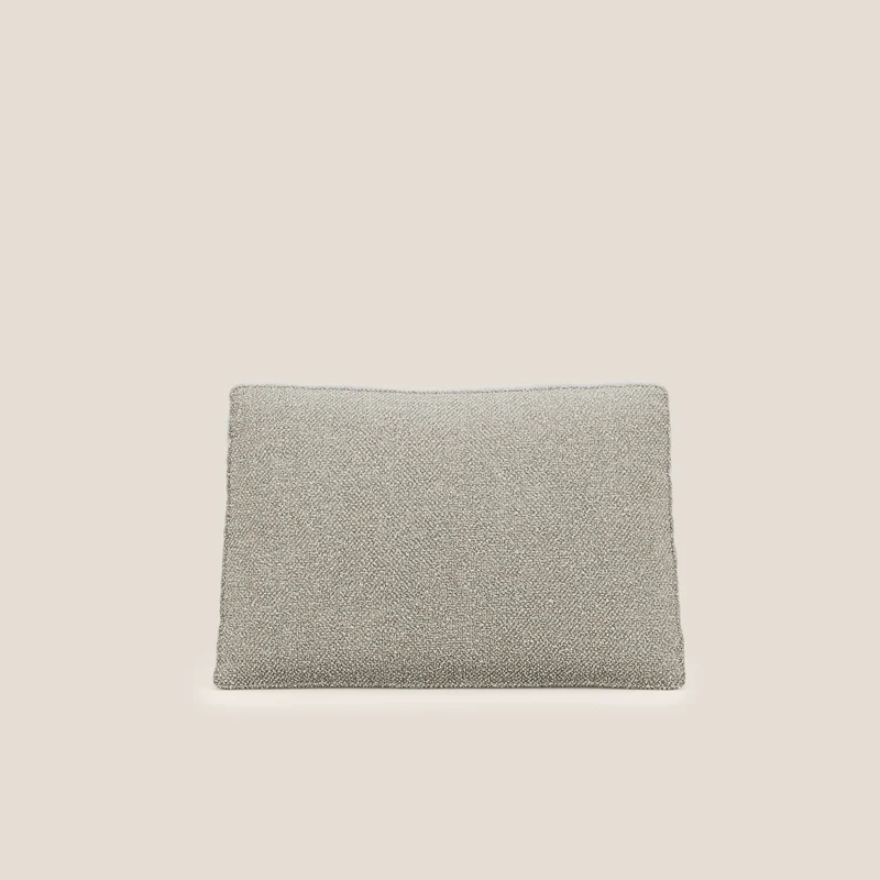 Nettuno coussin de dossier realisé en tissu bouclè imperméable T07 beige