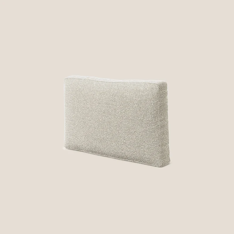 Nettuno coussin de dossier realisé en tissu bouclè imperméable T07 beige
