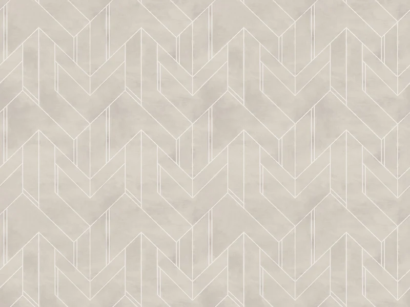 Geometrica coussins à fantaisie géométrique en velours imperméable crème
