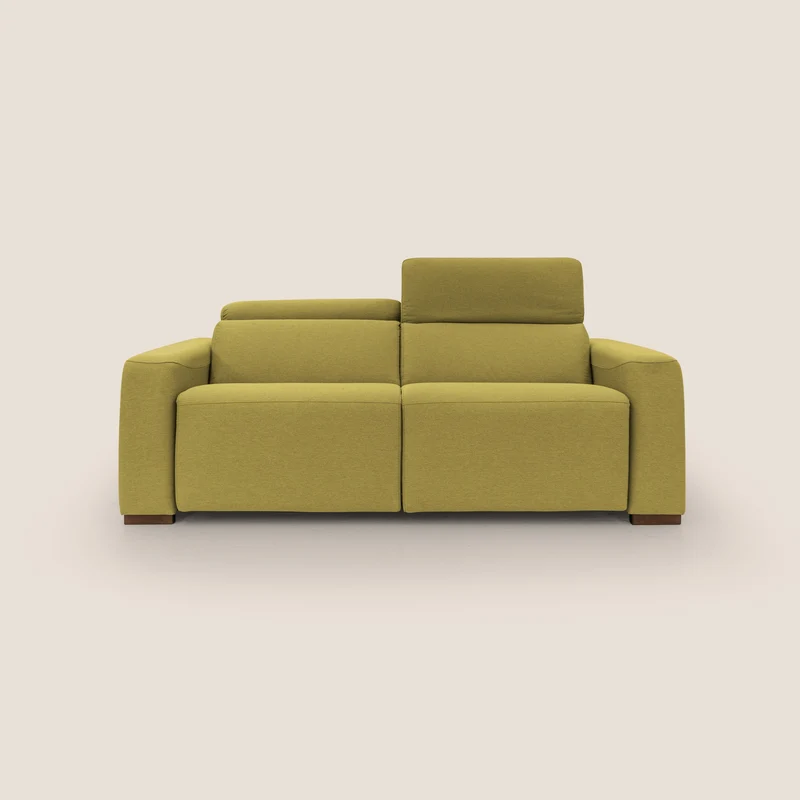 Poseidon canapé lit convertible + RELAX électrique en tissu imperméable détachable T05 jaune